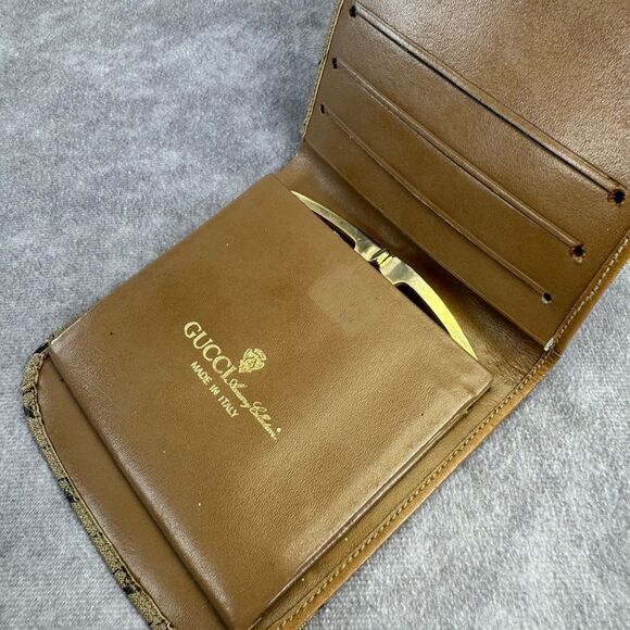 Rare Gucci Vintage Interlocking Gg Clutch Wallet - Picture 9 of 12